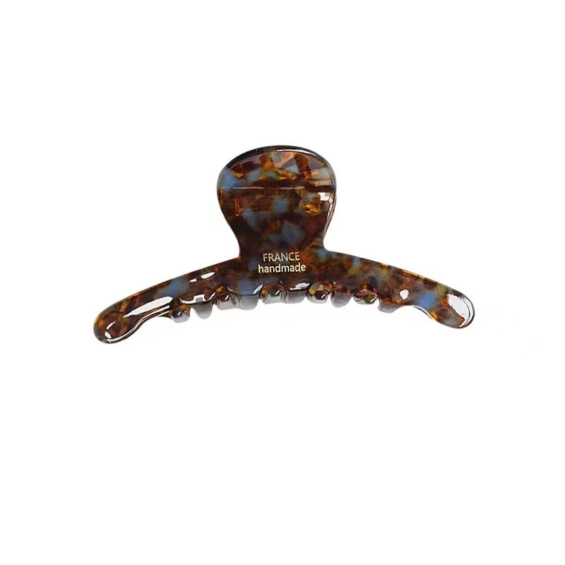 Vintage acetate grip large Internet celebrity elegant shark clip women's high-grade exquisite clip headdress hairpin back head