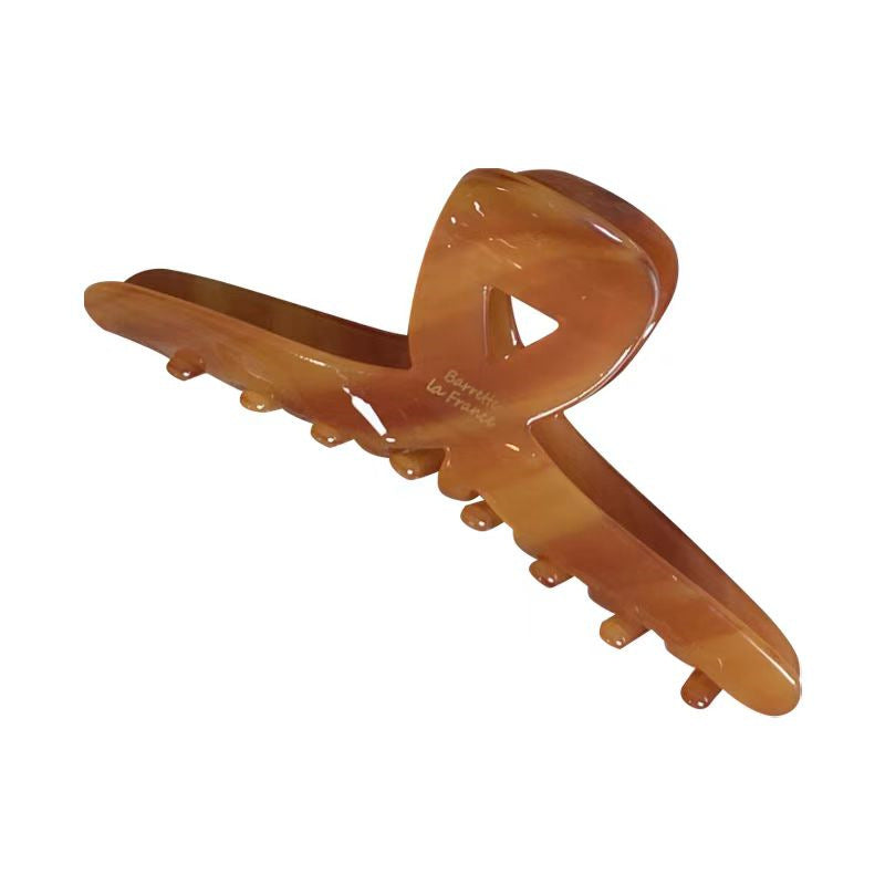 South Korea FRANCE Acetic Acid Grab Clip Fashionable Fine French High Sense Large Shark Clip Hair Multi-Hair Grab Headwear for Women
