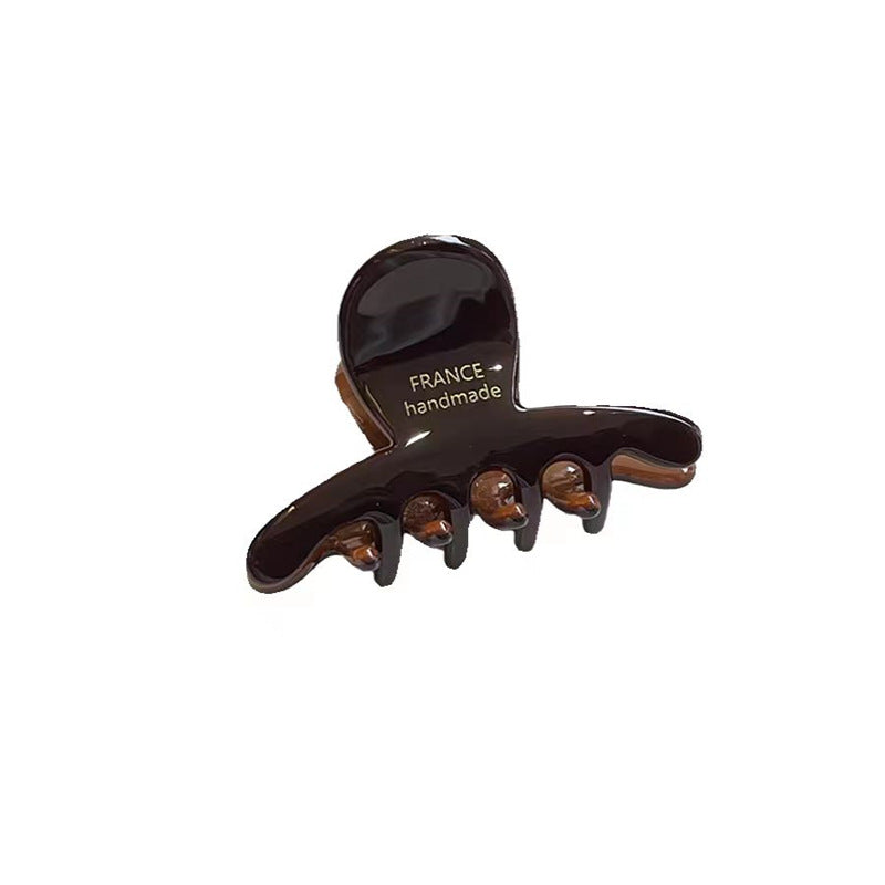 Acetate Small Claw Clip Half-Up Hair Shark Clip for Women, Suitable for the Back of the Head, Hairpin for Thin Hair, High-End Hair Accessory
