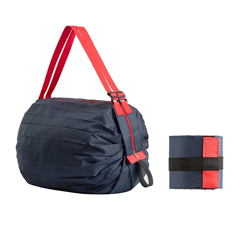 1pc Foldable Shopping Bags Foldable Storage Bag With Handle Portable Travel Camouflage Handbags Large Capacity Nylon Bag