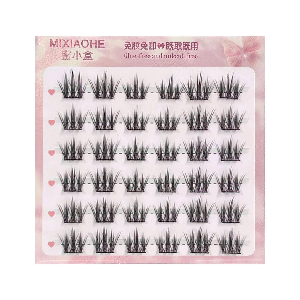 Korean Wispy Lash Extension Segmentation Natural Lash Extension for Daily Life Or Kpop Girls Cosplay Makeup