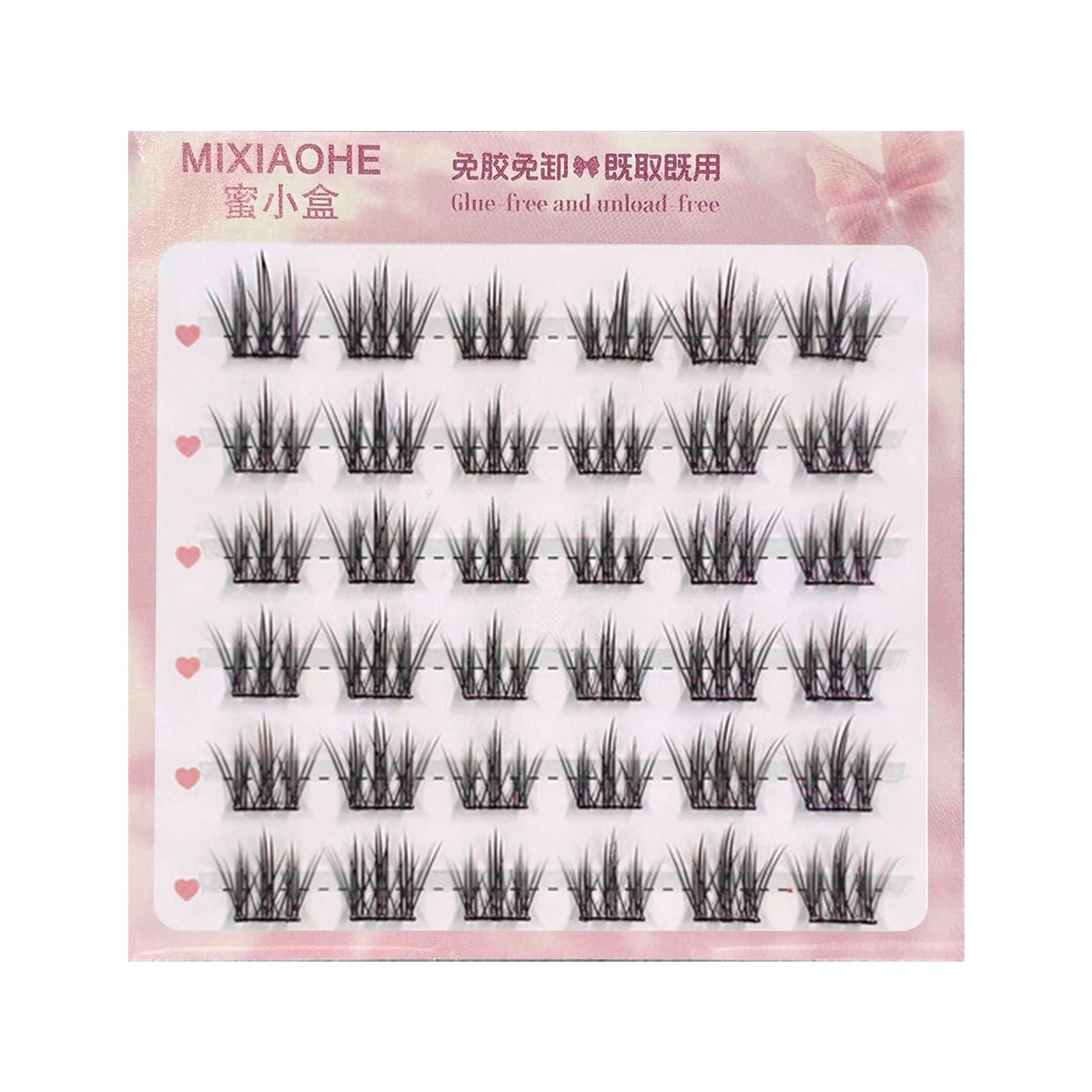 Korean Wispy Lash Extension Segmentation Natural Lash Extension for Daily Life Or Kpop Girls Cosplay Makeup