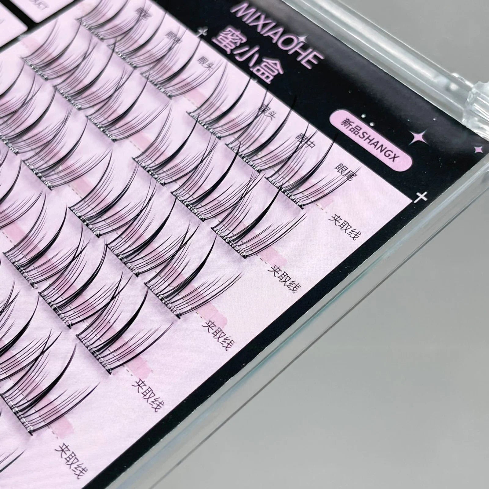 Korean Wispy Lash Extension Segmentation Natural Lash Extension for Daily Life Or Kpop Girls Cosplay Makeup
