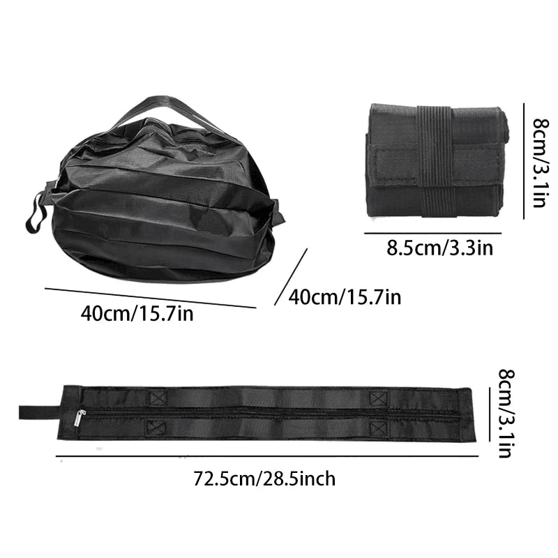 1pc Foldable Shopping Bags Foldable Storage Bag With Handle Portable Travel Camouflage Handbags Large Capacity Nylon Bag