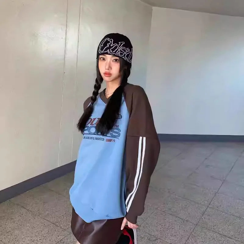 Women Beanie Hat Korean Fashion Knit Letter Winter Jacquard Hip Hop Harajuku Graphic Y2k Streetwear Unisex Pullover Accessories