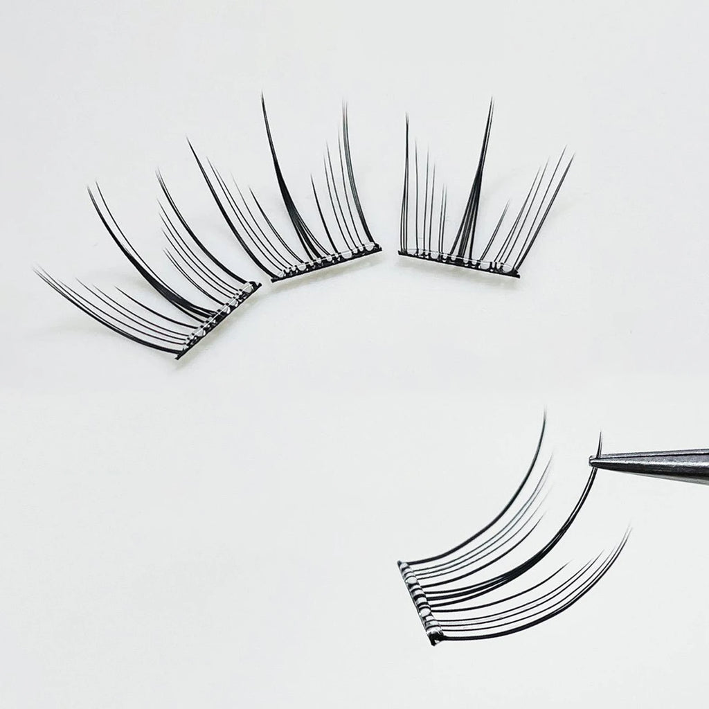 Korean Wispy Lash Extension Segmentation Natural Lash Extension for Daily Life Or Kpop Girls Cosplay Makeup