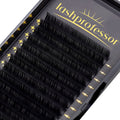 Lashprofessor Individual Eyelash Extension Long Length Classic Lashes Extensions Trays Wholesale Matte Black Soft Mink Faux Lash