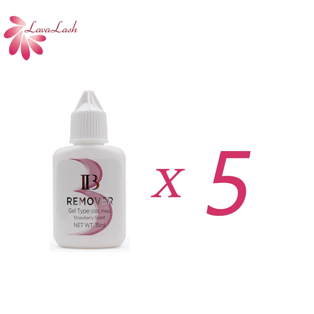15ml Strawberry IB Glue Remover GBL Free For Eyelash Extension Glue Original Korea Gel Type Debonder Removal Adhesive Hardener