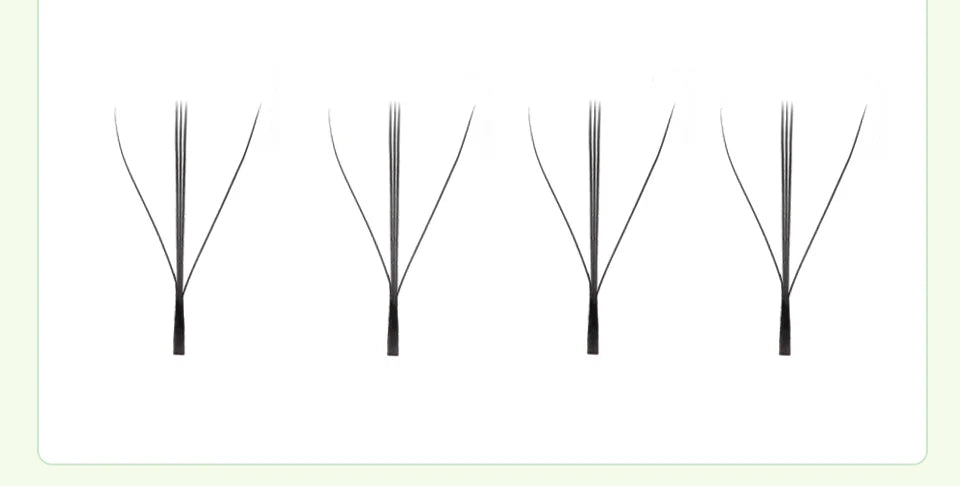 NEW U-Shaped 3D 4D 5D Eyelash Extension Faux Mink Premade Fans Lashes Easy to Apply 3D Volume Hand Woven U Shape W Style Eyelash