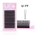 NEW U-Shaped 3D 4D 5D Eyelash Extension Faux Mink Premade Fans Lashes Easy to Apply 3D Volume Hand Woven U Shape W Style Eyelash