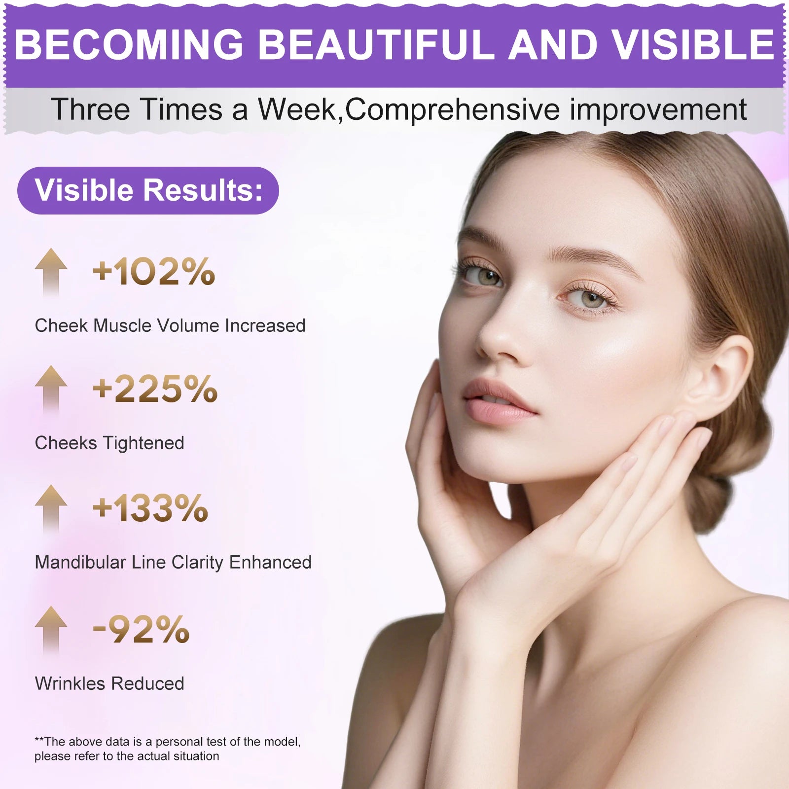 Face Microcurrent Massager Vibrator - Skin Beauty Equipment Visage Vibration Device for Facial Skin Care