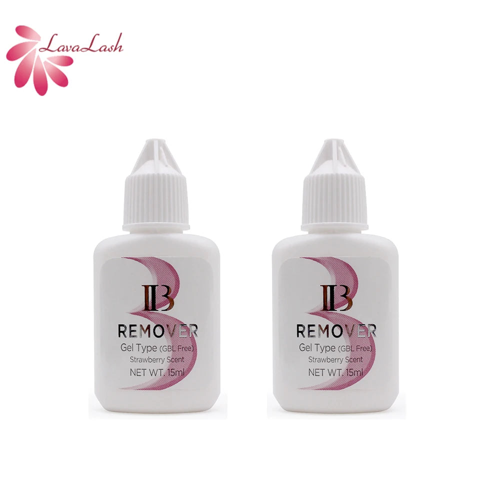 15ml Strawberry IB Glue Remover GBL Free For Eyelash Extension Glue Original Korea Gel Type Debonder Removal Adhesive Hardener