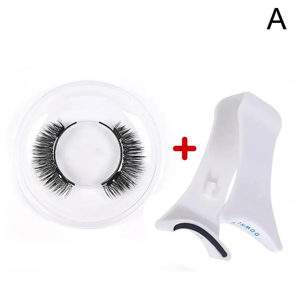 Magnetic Eyelashes Handmade 3D Natural Magnetic False Eyelashes Reusable Magnetic Eyelashes Tweezers Set For Women