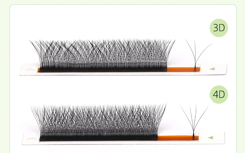 NEW U-Shaped 3D 4D 5D Eyelash Extension Faux Mink Premade Fans Lashes Easy to Apply 3D Volume Hand Woven U Shape W Style Eyelash