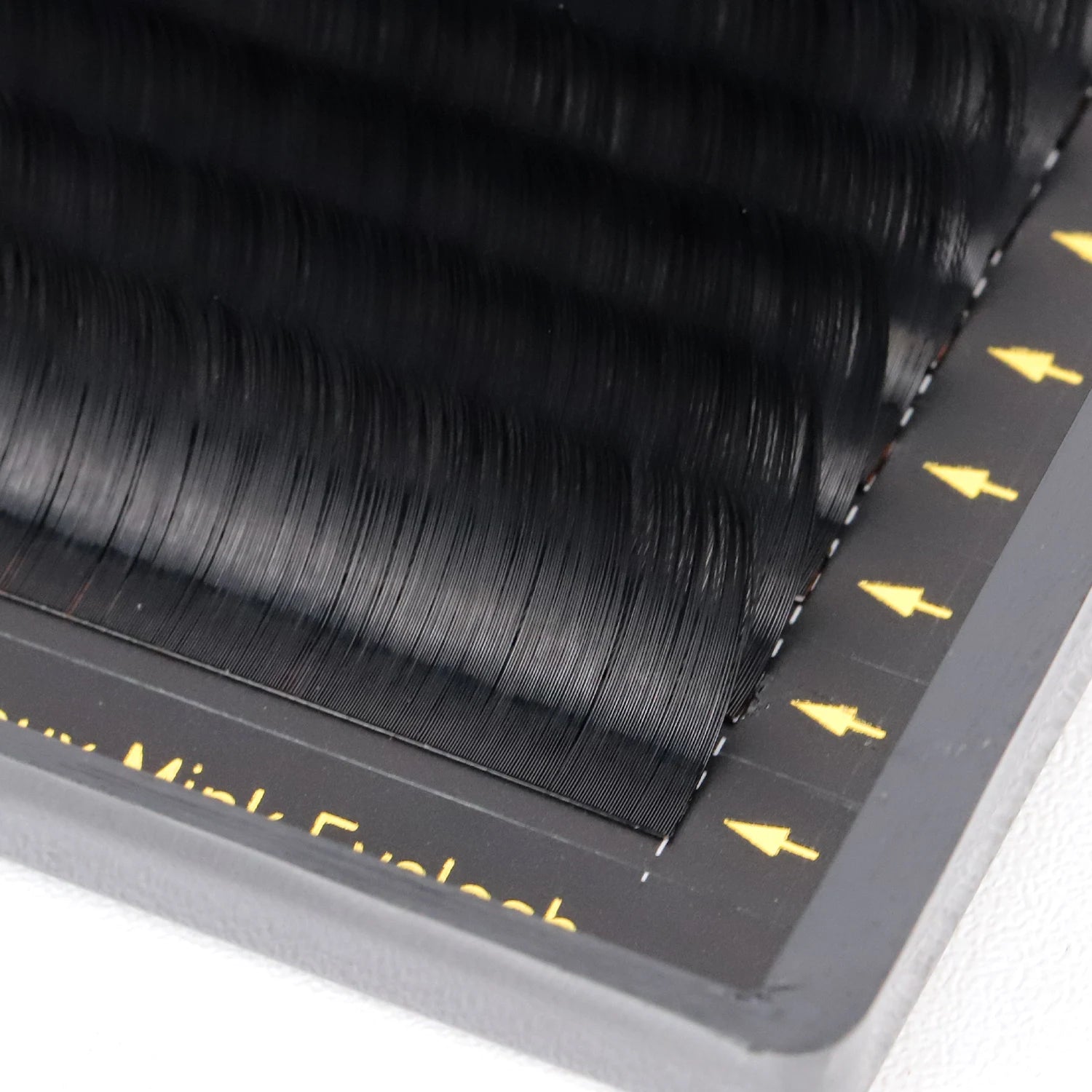 Lashprofessor Individual Eyelash Extension Long Length Classic Lashes Extensions Trays Wholesale Matte Black Soft Mink Faux Lash