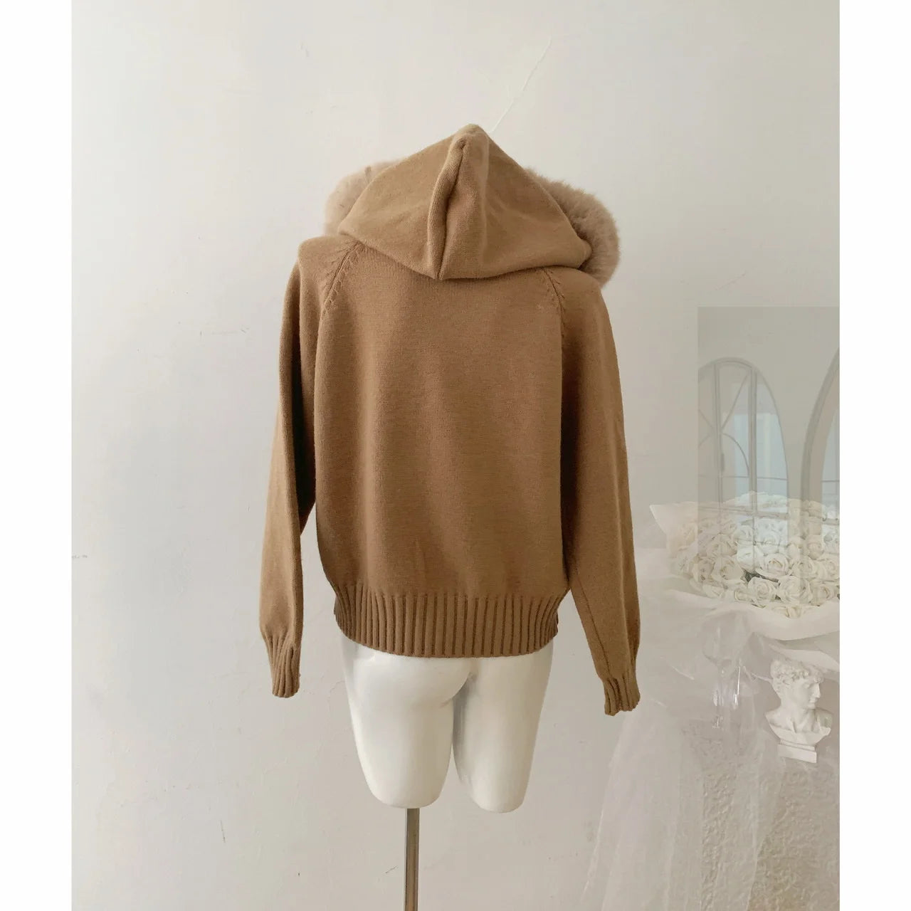 Winter Women Old Money Shoujo Girl Long Sleeve Full Zip Cardigan Sweater Cuddly Hoodies Knitwear 2000s Aesthetic Korean Fashion