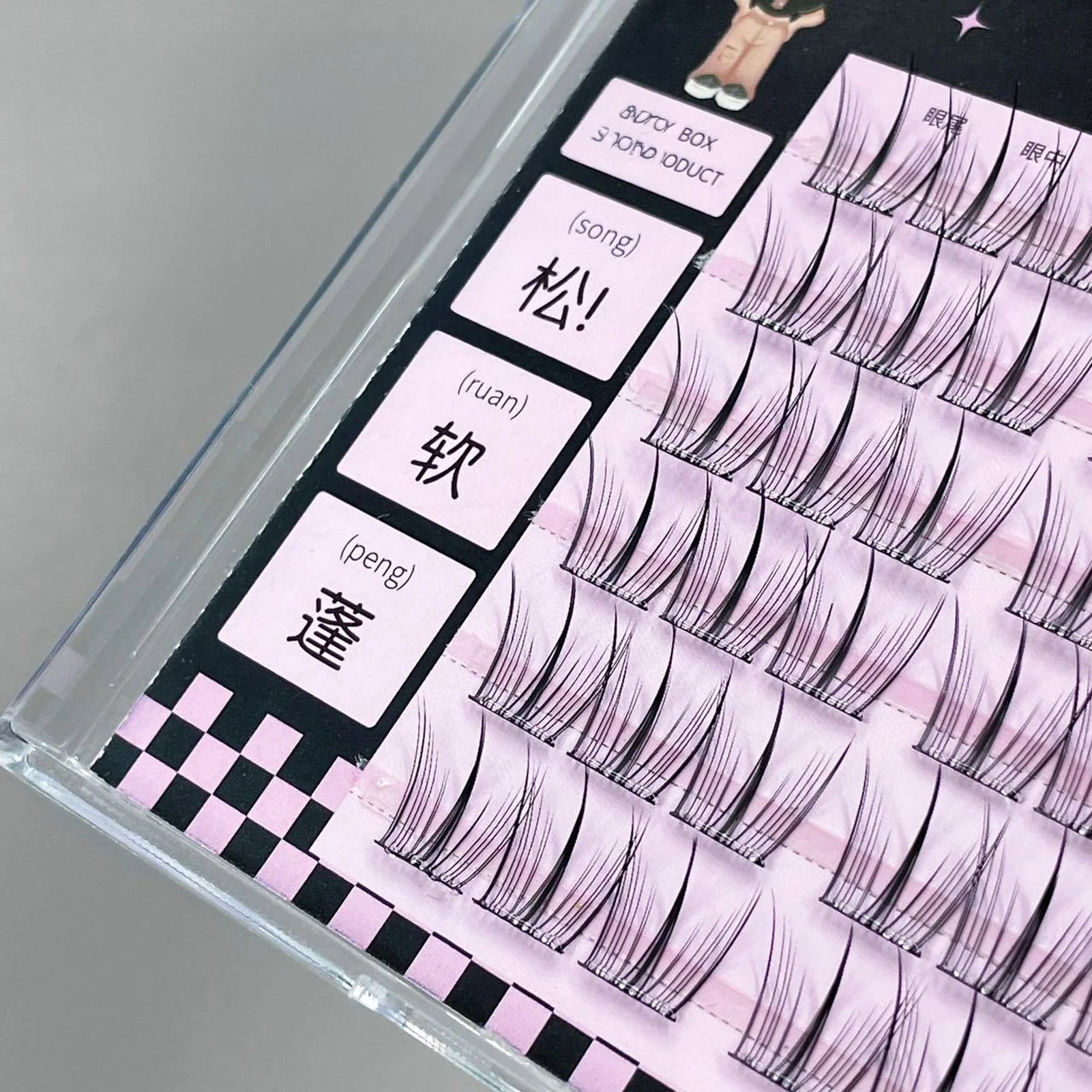 Korean Wispy Lash Extension Segmentation Natural Lash Extension for Daily Life Or Kpop Girls Cosplay Makeup