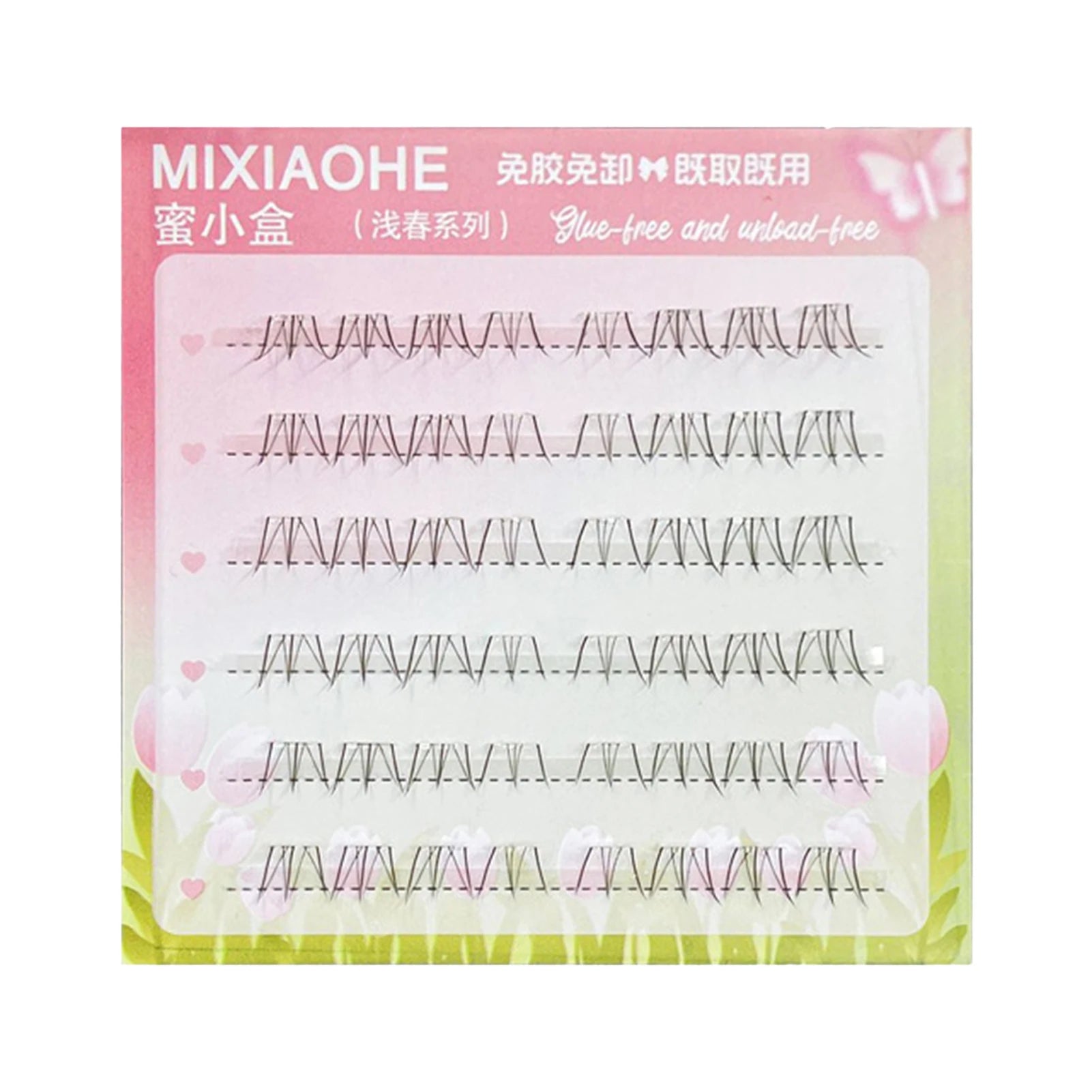 Korean Wispy Lash Extension Segmentation Natural Lash Extension for Daily Life Or Kpop Girls Cosplay Makeup