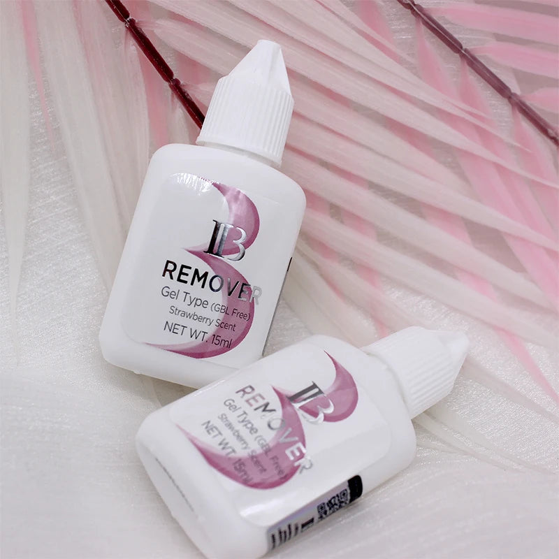 15ml Strawberry IB Glue Remover GBL Free For Eyelash Extension Glue Original Korea Gel Type Debonder Removal Adhesive Hardener
