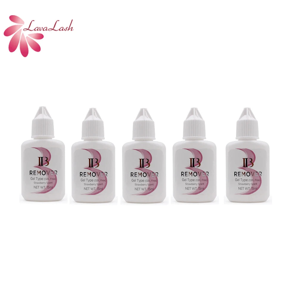 15ml Strawberry IB Glue Remover GBL Free For Eyelash Extension Glue Original Korea Gel Type Debonder Removal Adhesive Hardener