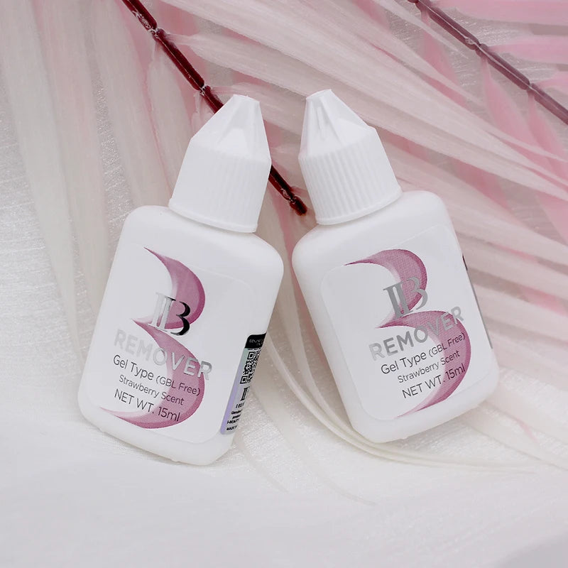15ml Strawberry IB Glue Remover GBL Free For Eyelash Extension Glue Original Korea Gel Type Debonder Removal Adhesive Hardener