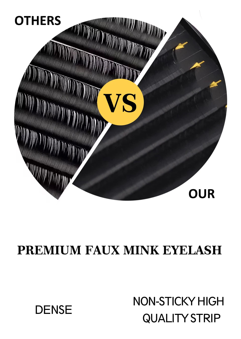 Lashprofessor Individual Eyelash Extension Long Length Classic Lashes Extensions Trays Wholesale Matte Black Soft Mink Faux Lash