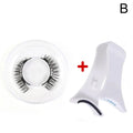 Magnetic Eyelashes Handmade 3D Natural Magnetic False Eyelashes Reusable Magnetic Eyelashes Tweezers Set For Women