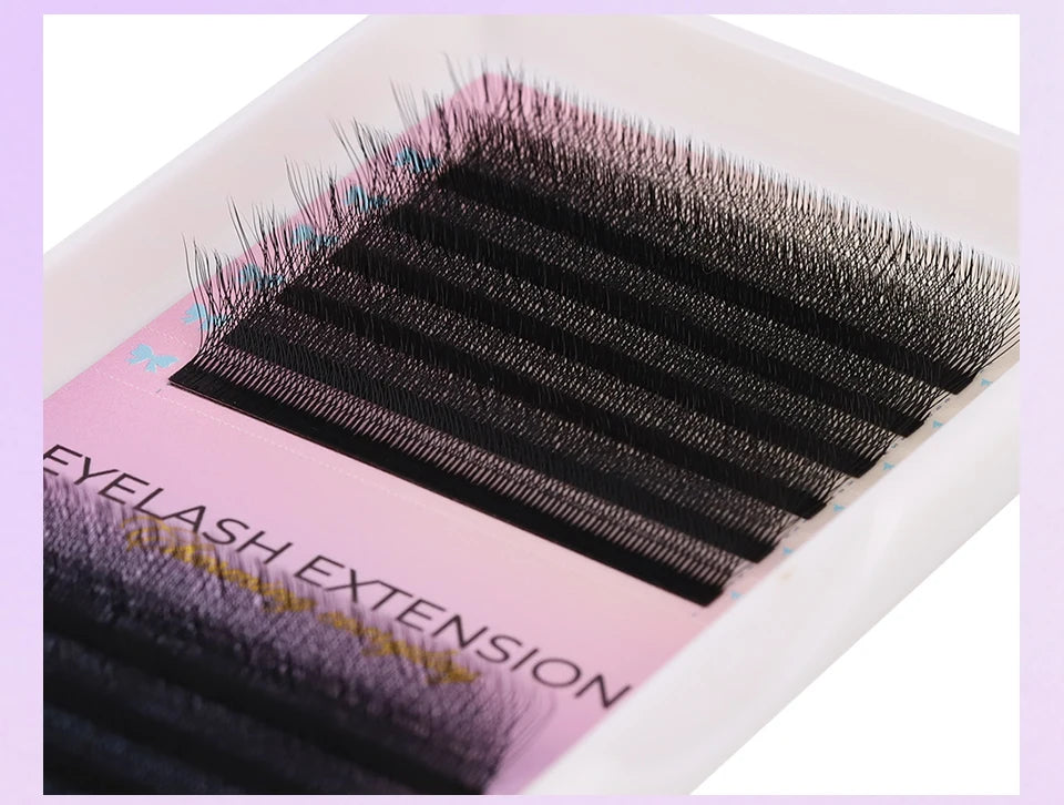 NEW U-Shaped 3D 4D 5D Eyelash Extension Faux Mink Premade Fans Lashes Easy to Apply 3D Volume Hand Woven U Shape W Style Eyelash