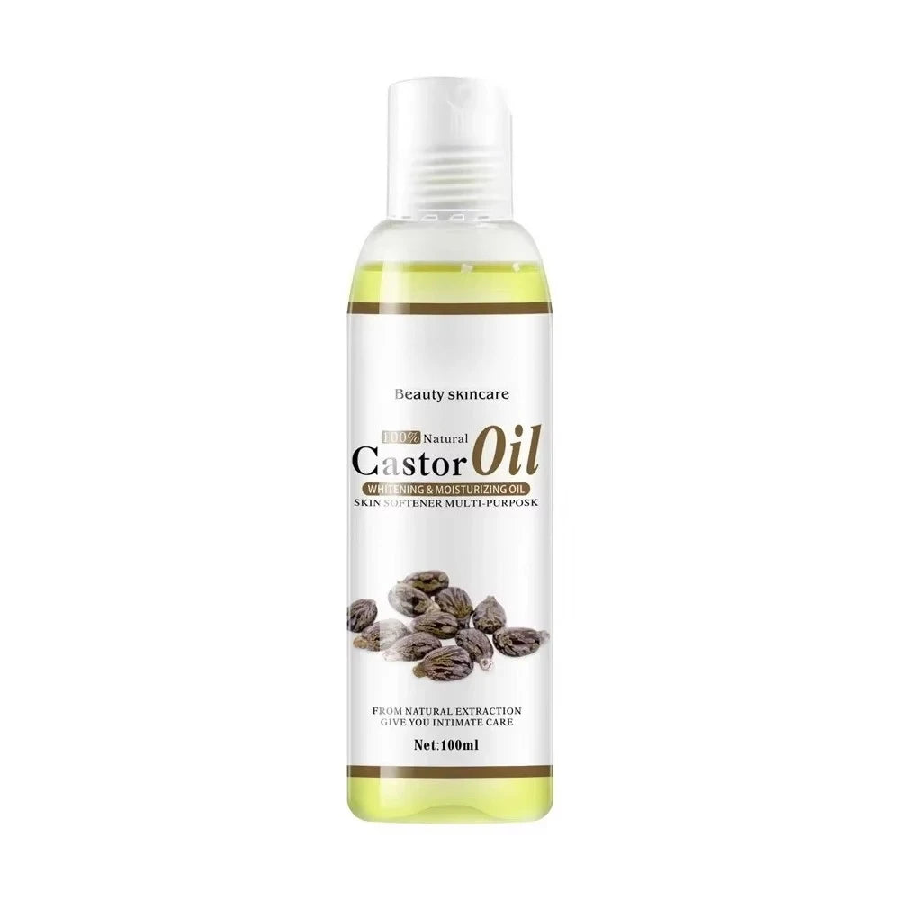 Organic Essential Oil Natural Castor Vitamin C Oil for Body Relaxing Spa Massage Natural Essential Oils Skin Care 100ml