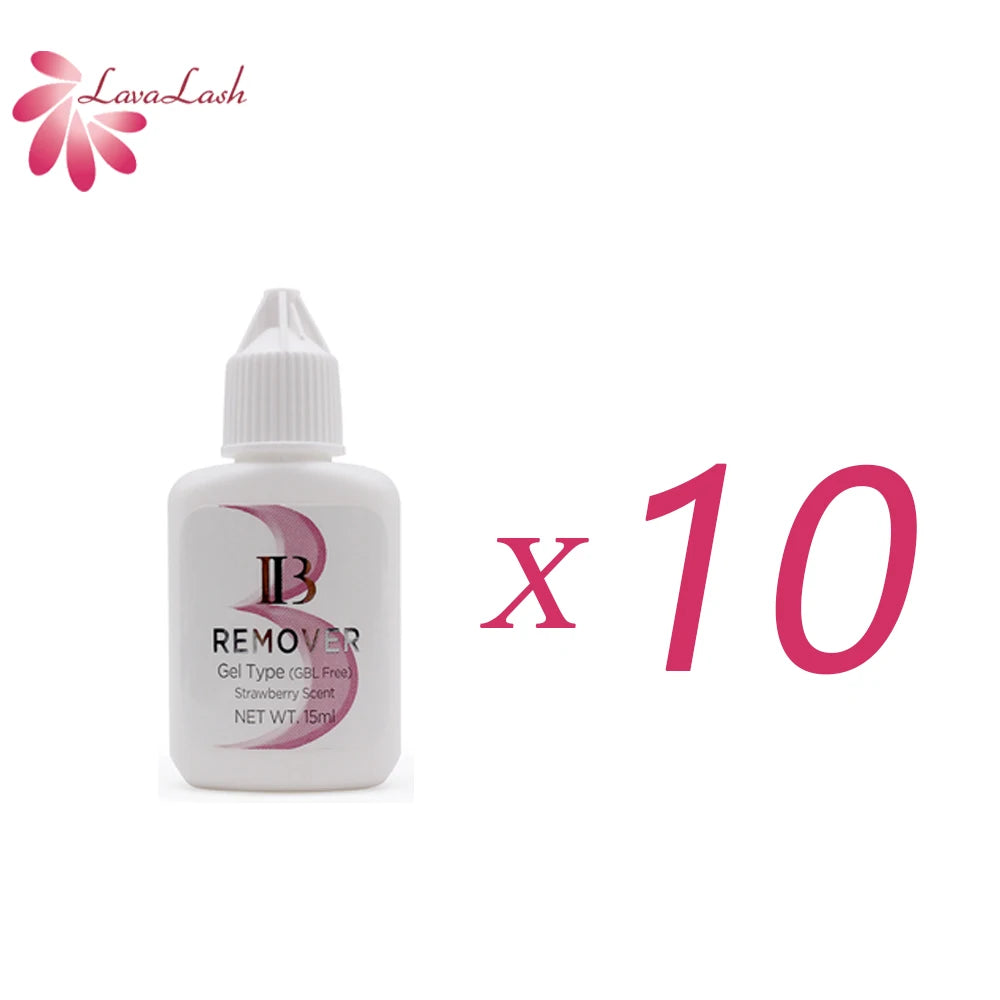 15ml Strawberry IB Glue Remover GBL Free For Eyelash Extension Glue Original Korea Gel Type Debonder Removal Adhesive Hardener