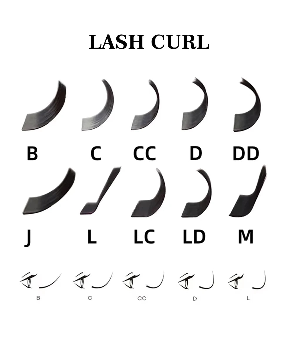 Lashprofessor Individual Eyelash Extension Long Length Classic Lashes Extensions Trays Wholesale Matte Black Soft Mink Faux Lash