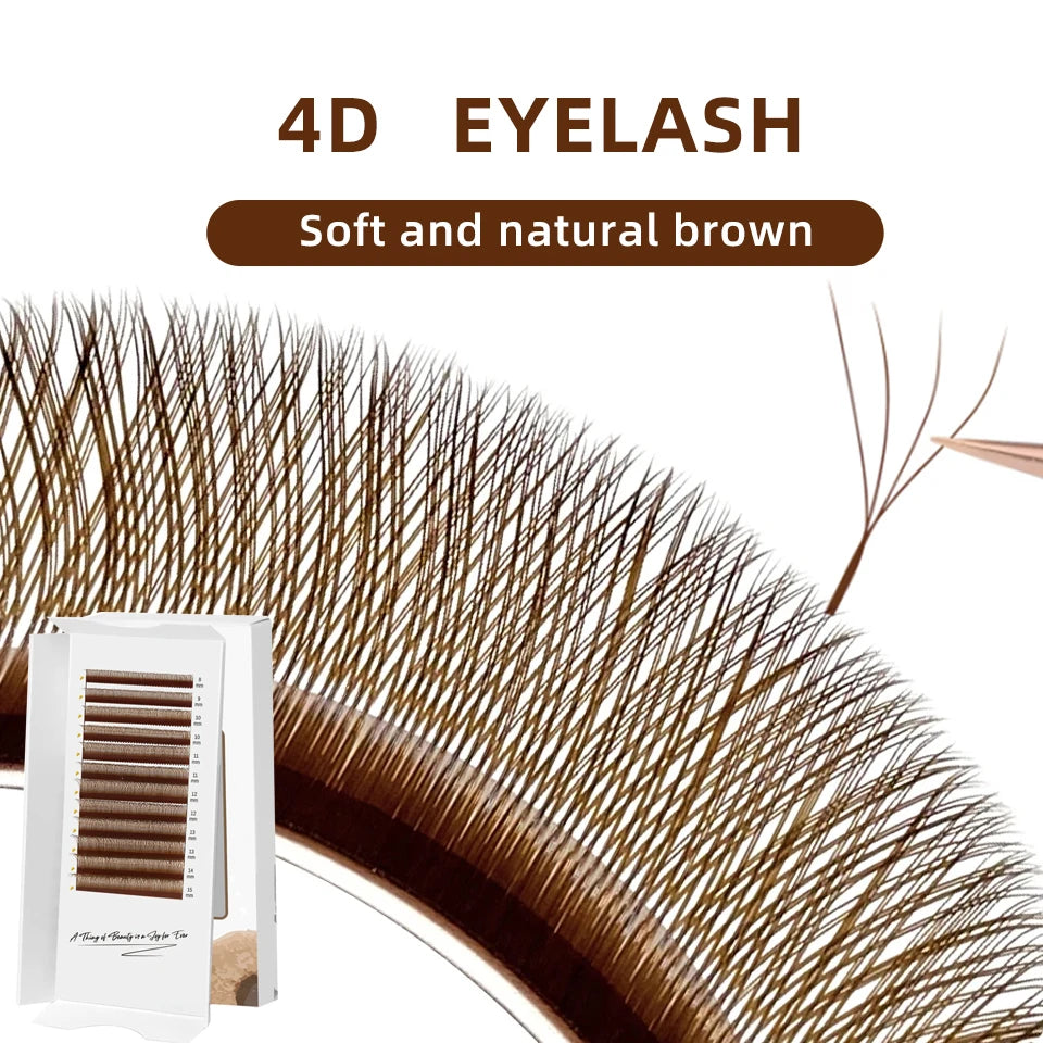 NEW U-Shaped 3D 4D 5D Eyelash Extension Faux Mink Premade Fans Lashes Easy to Apply 3D Volume Hand Woven U Shape W Style Eyelash