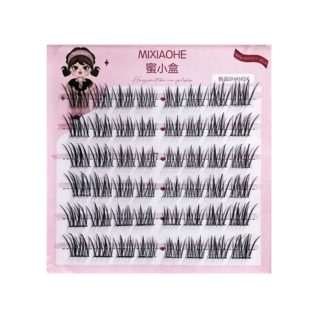 Korean Wispy Lash Extension Segmentation Natural Lash Extension for Daily Life Or Kpop Girls Cosplay Makeup