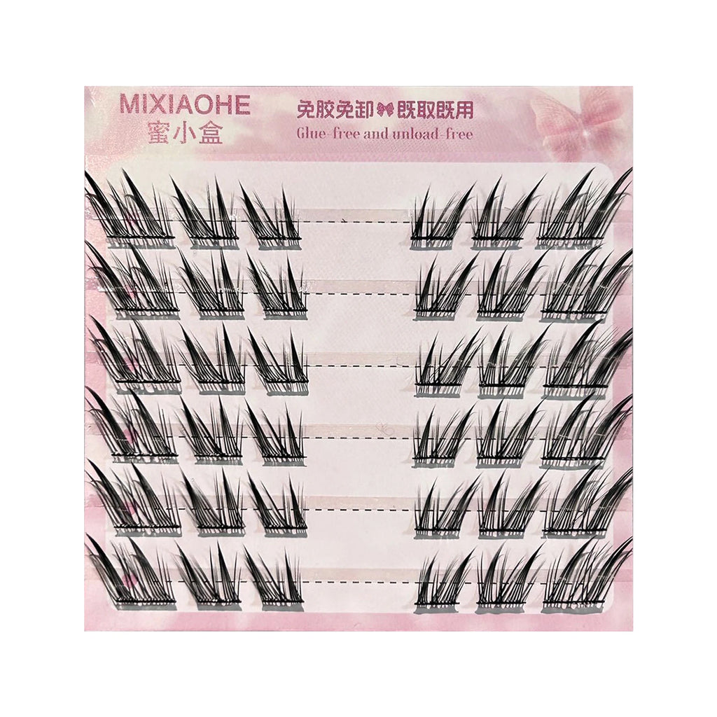 Korean Wispy Lash Extension Segmentation Natural Lash Extension for Daily Life Or Kpop Girls Cosplay Makeup