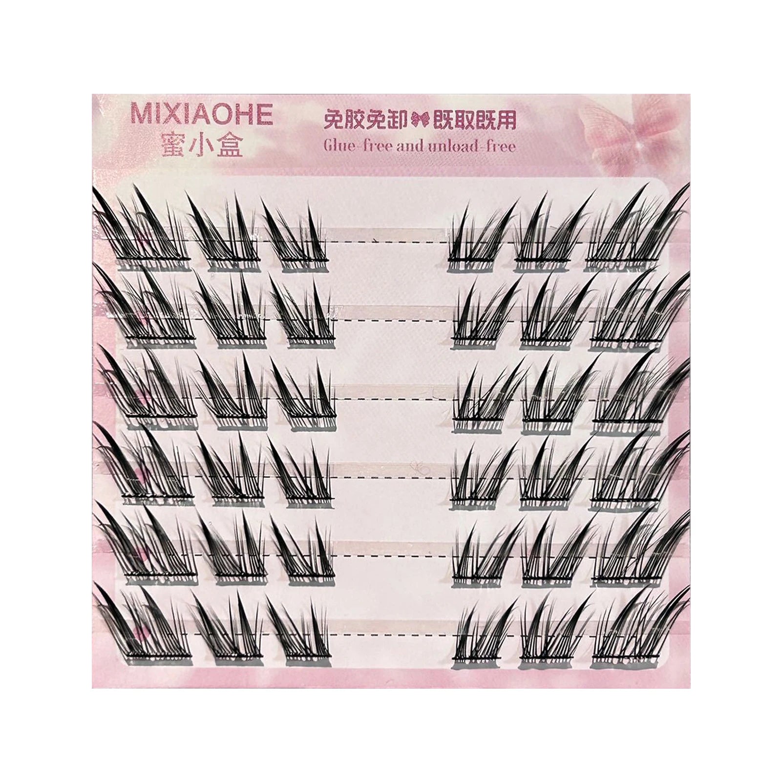 Korean Wispy Lash Extension Segmentation Natural Lash Extension for Daily Life Or Kpop Girls Cosplay Makeup