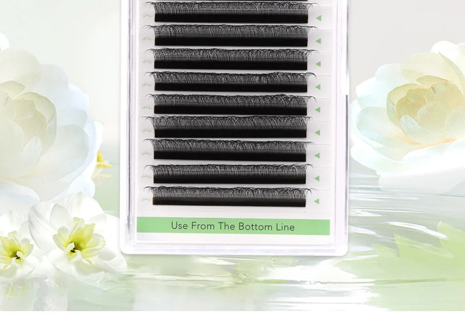 NEW U-Shaped 3D 4D 5D Eyelash Extension Faux Mink Premade Fans Lashes Easy to Apply 3D Volume Hand Woven U Shape W Style Eyelash