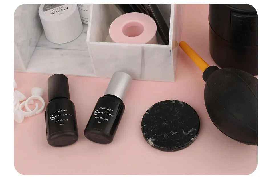 SENSE LASHES 10pcs Premium Adhesive Make Lashes Dried After Eyelash Extensions Glue Suitable for All Eyelash Extension