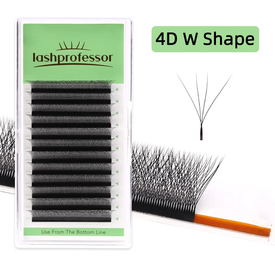 NEW U-Shaped 3D 4D 5D Eyelash Extension Faux Mink Premade Fans Lashes Easy to Apply 3D Volume Hand Woven U Shape W Style Eyelash