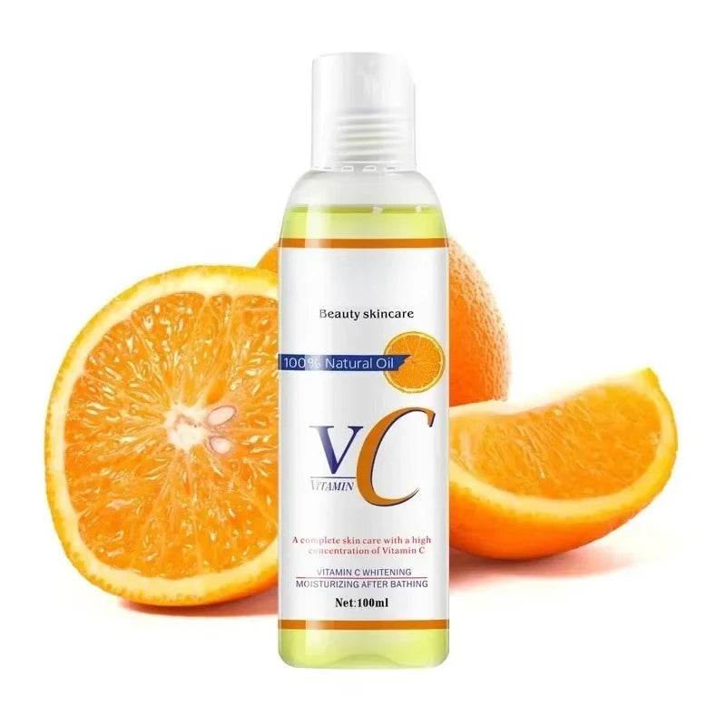 Organic Essential Oil Natural Castor Vitamin C Oil for Body Relaxing Spa Massage Natural Essential Oils Skin Care 100ml
